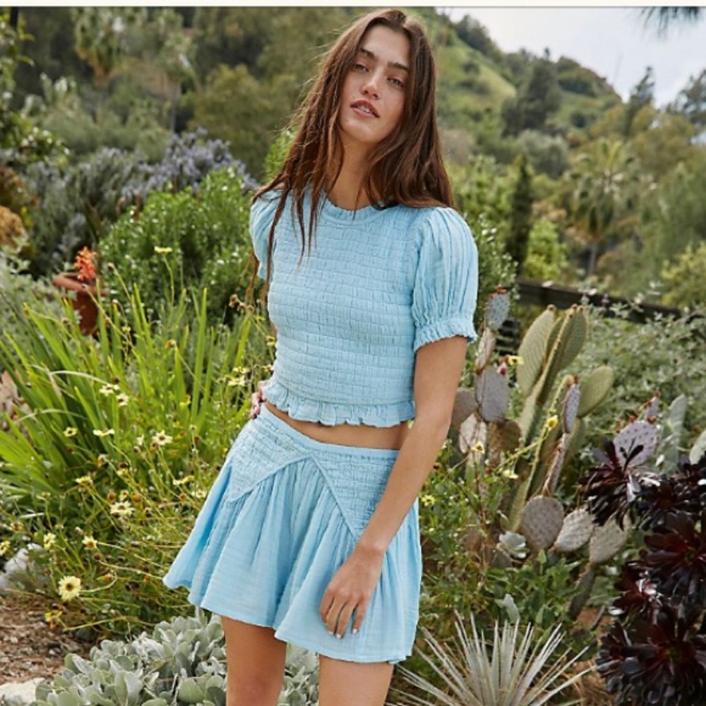 COPY - Free People A Sight To See Set - size M in Dream Blue